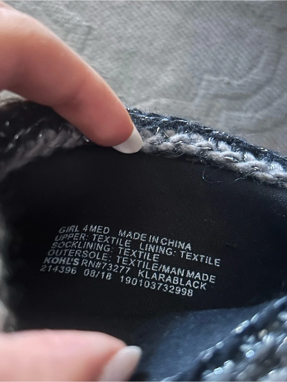 Kohls cozy slip